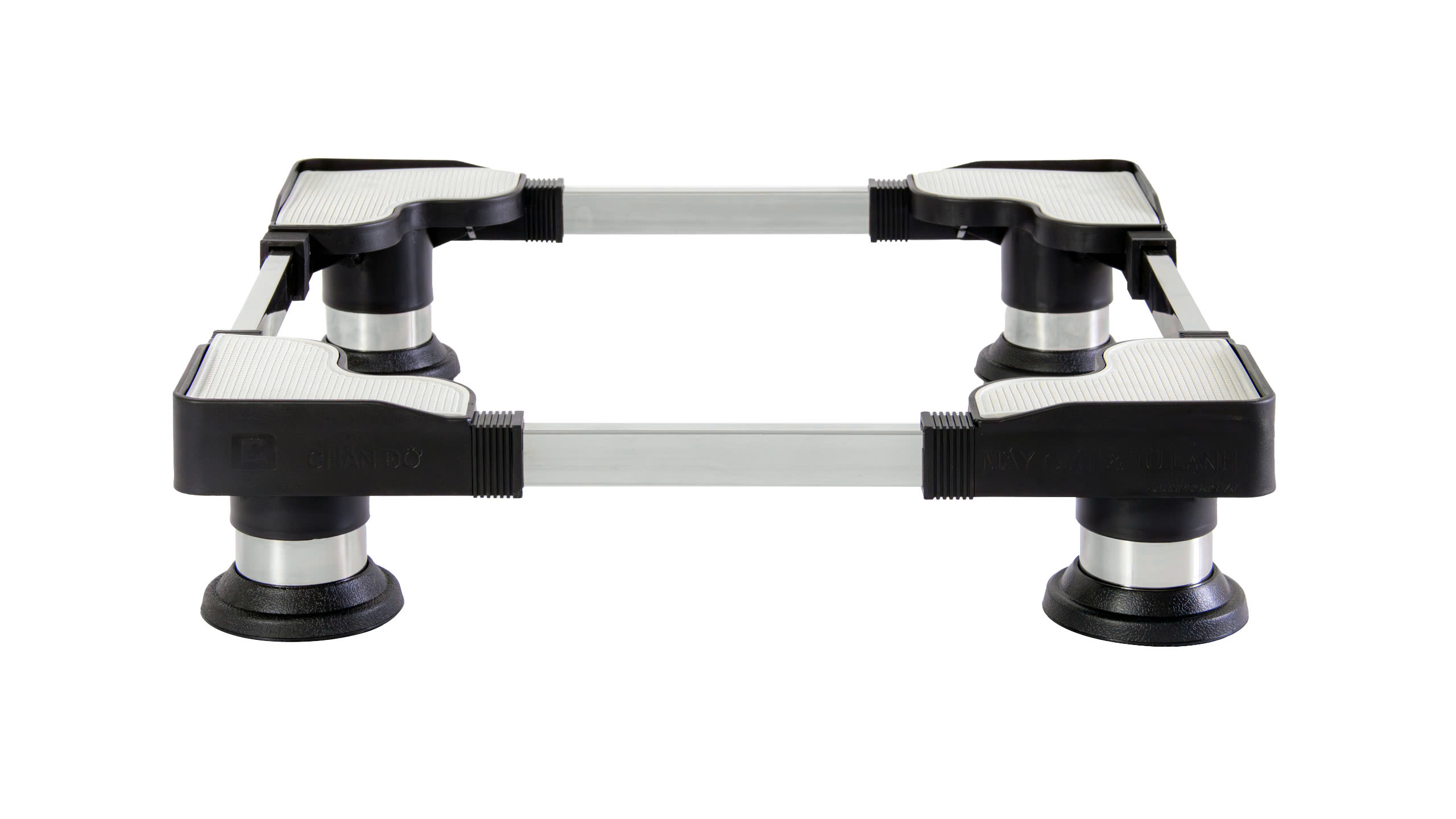 Chân đỡ đa năng tủ lạnh - máy giặt MG48, MG57 inox cao điều chỉnh kích thước từ 48cm - 77cm - Hàng Chính Hãng