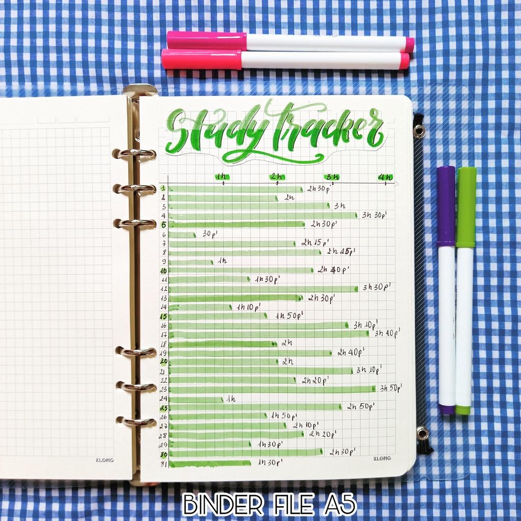 Sổ kế hoạch Planner 100 ngày Klong ;Giấy siêu dày,lò xo kép A5 MS: 946