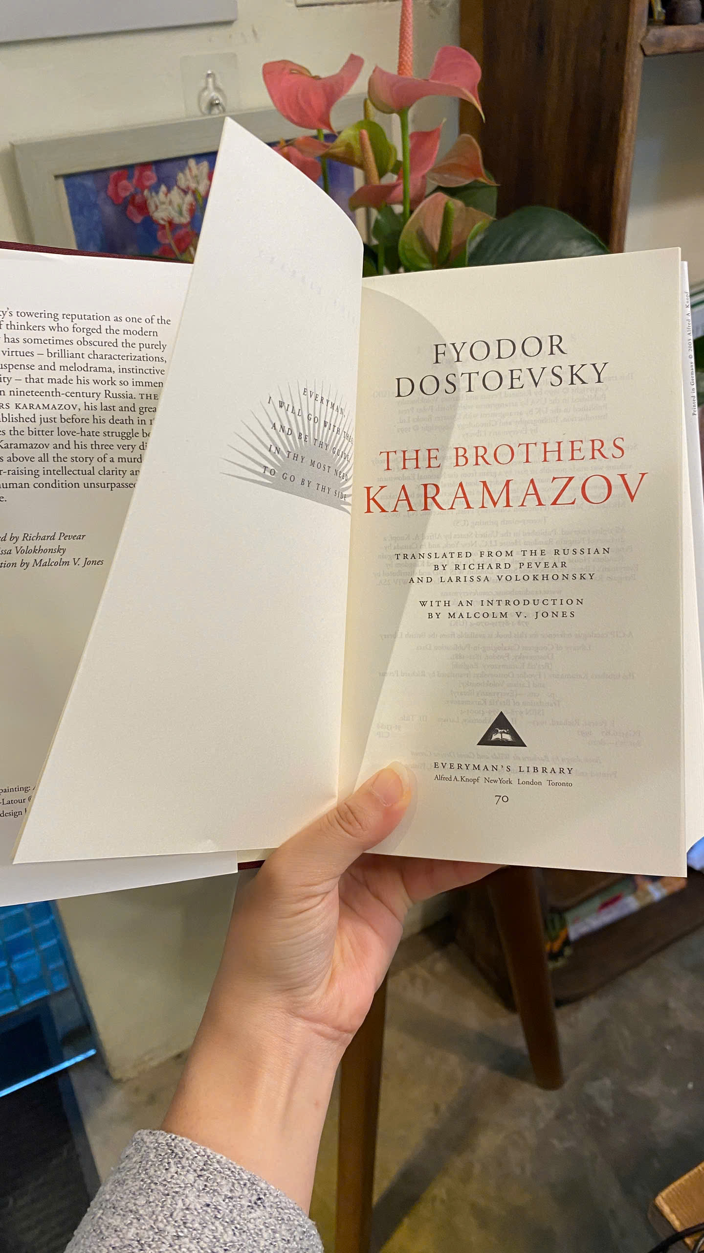 Sách - The Brothers Karamazov by Fyodor Dostoevsky| Everyman’s Library/ Classics/ Ngoại văn Bìa cứng