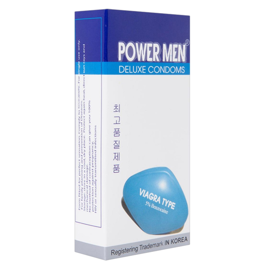 Bao cao su Powermen Viagra 12C