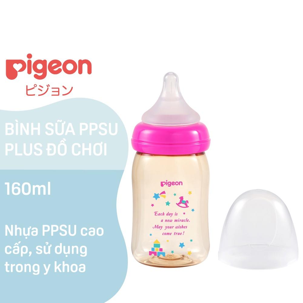 Bình Sữa PPSU Plus Pigeon Hình Đồ Chơi 160/240ML