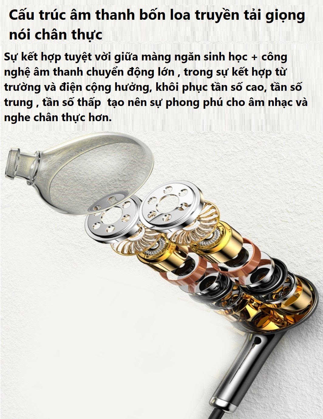 Tai nghe bluetooth thể thao quàng cổ 5.2 bốn loa , âm thanh vòm 12D Hifi - Stereo , dung lượng pin lớn 1000mAh sử dụng liên tục lên đến 120 giờ , hỗ trợ khe cắm thẻ nhớ TF, hỗ trợ chức năng siri.