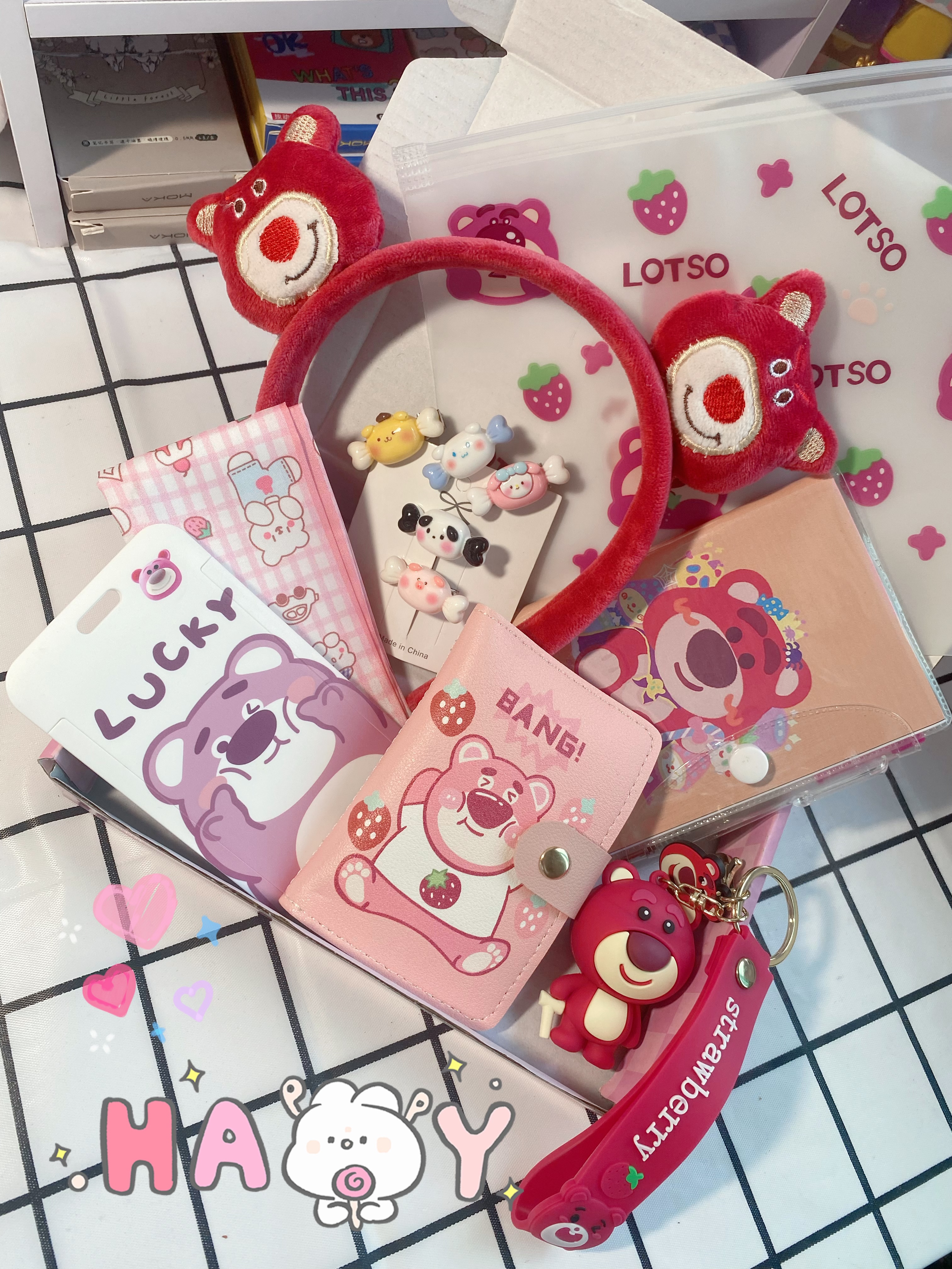 Hộp quà tặng Gấu hồng Losto cho bạn gái,em gái,người thương Valentine,8/3,Sinh nhật,Giáng Sinh