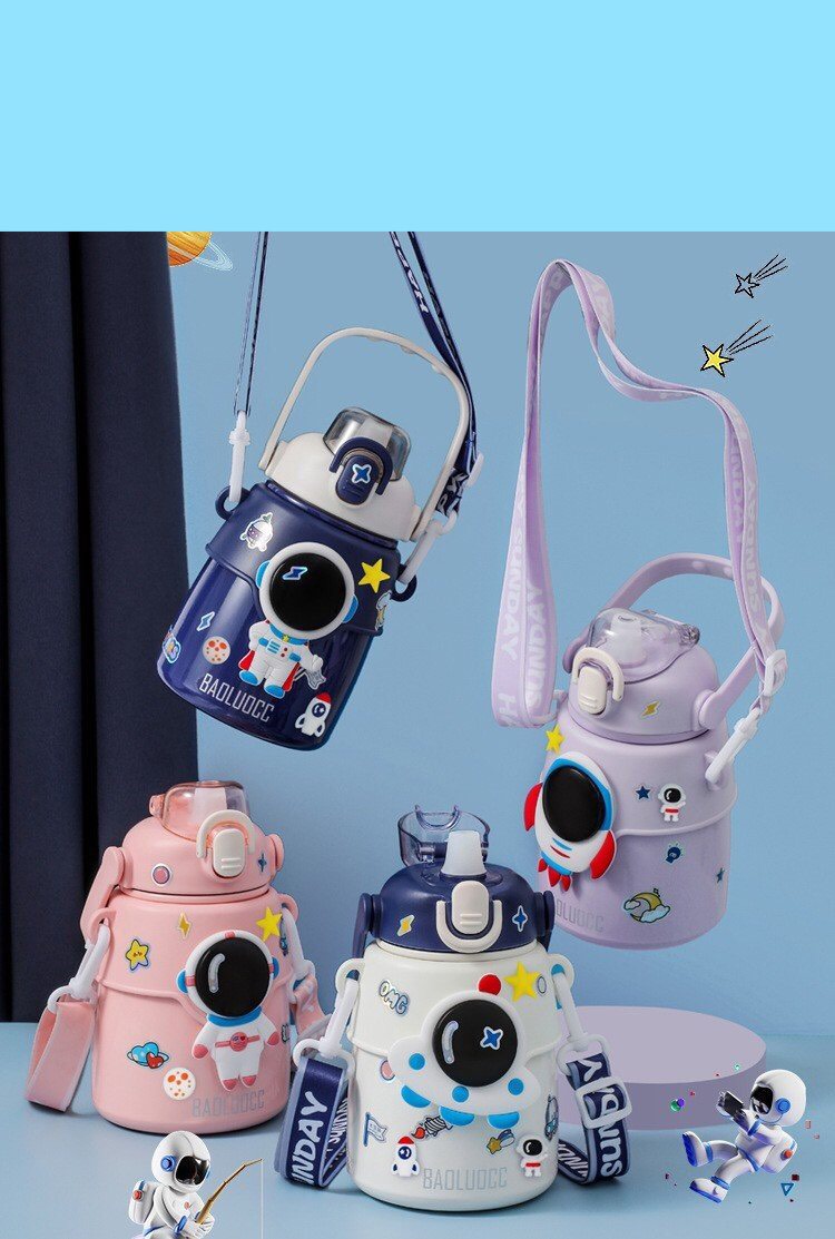 BÌNH GIỮ NHIỆT DỄ THƯƠNG TẶNG KÈM STICKER