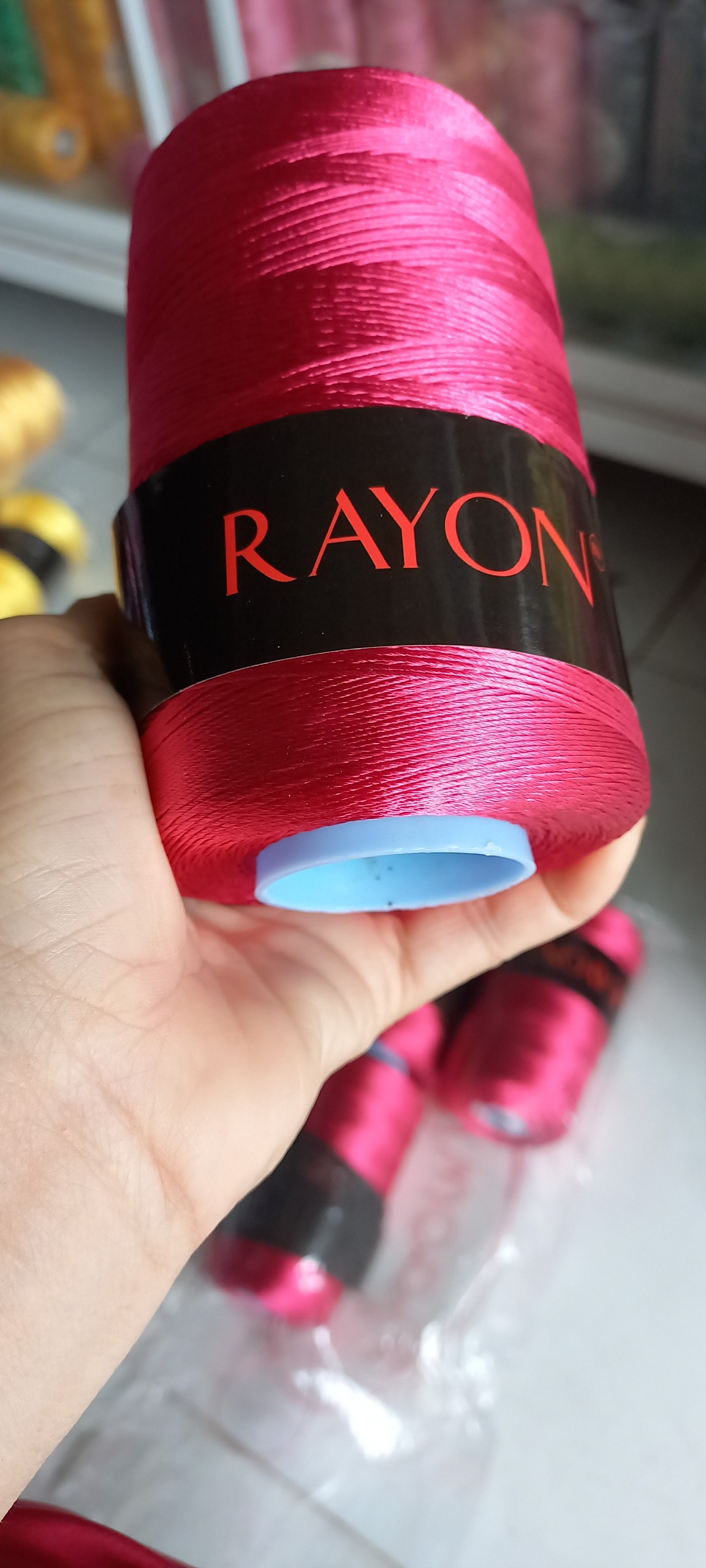 Sợi rayon dùng trong đan móc màu số 5