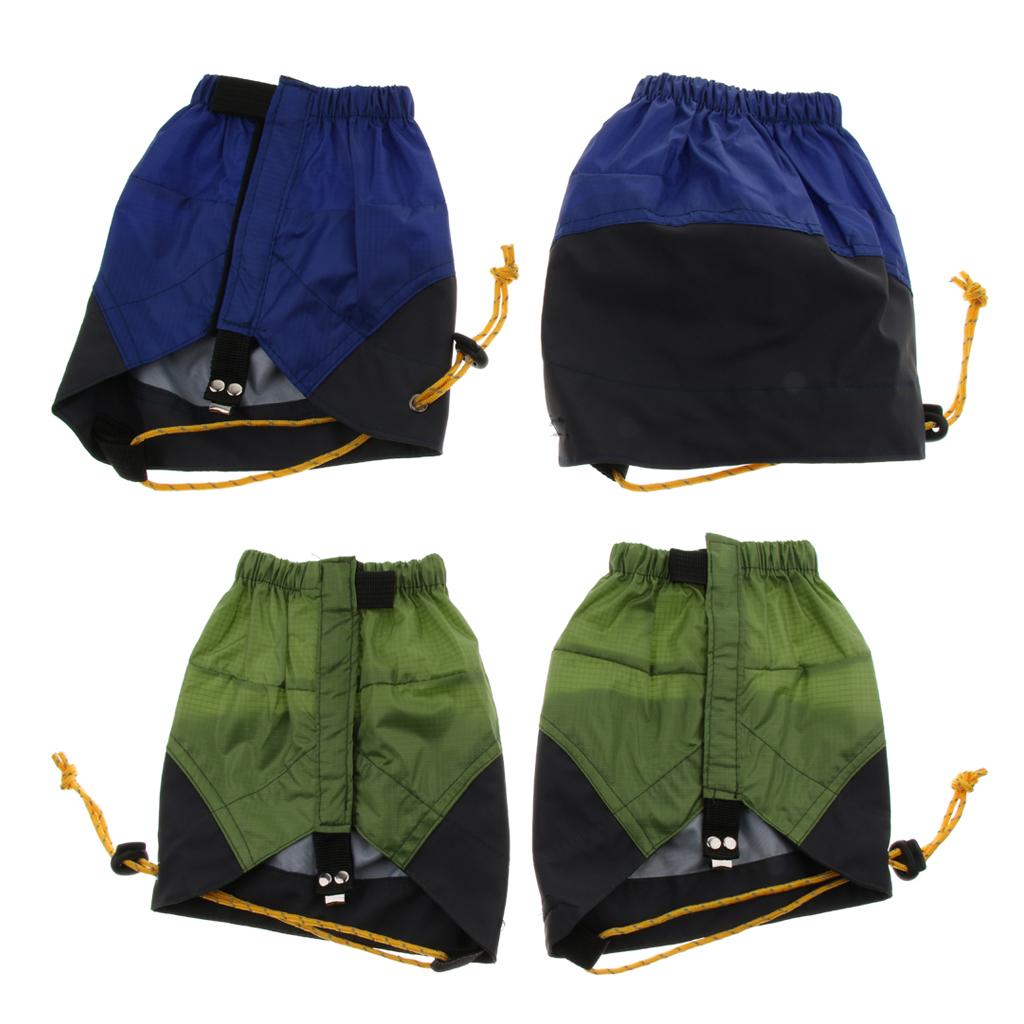Outdoor Hiking Walking Climbing Hunting Snow Legging Leg Gaiters blue