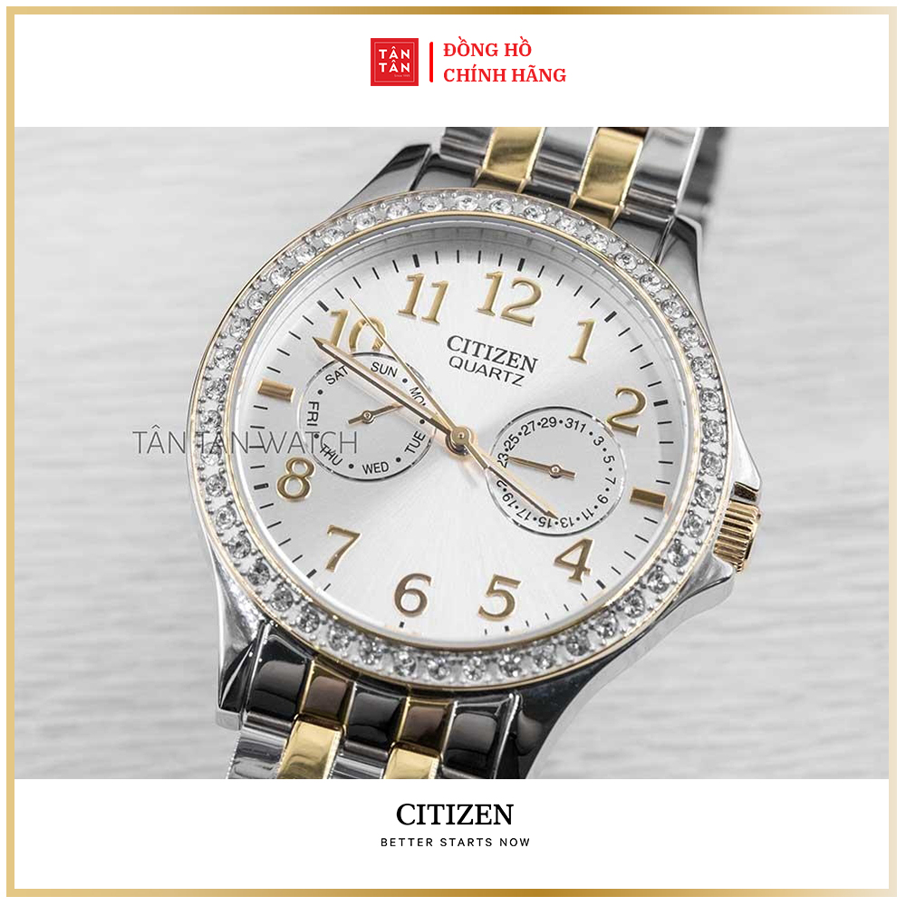 Đồng hồ Nữ Citizen Quartz ED8114-57A 38mm