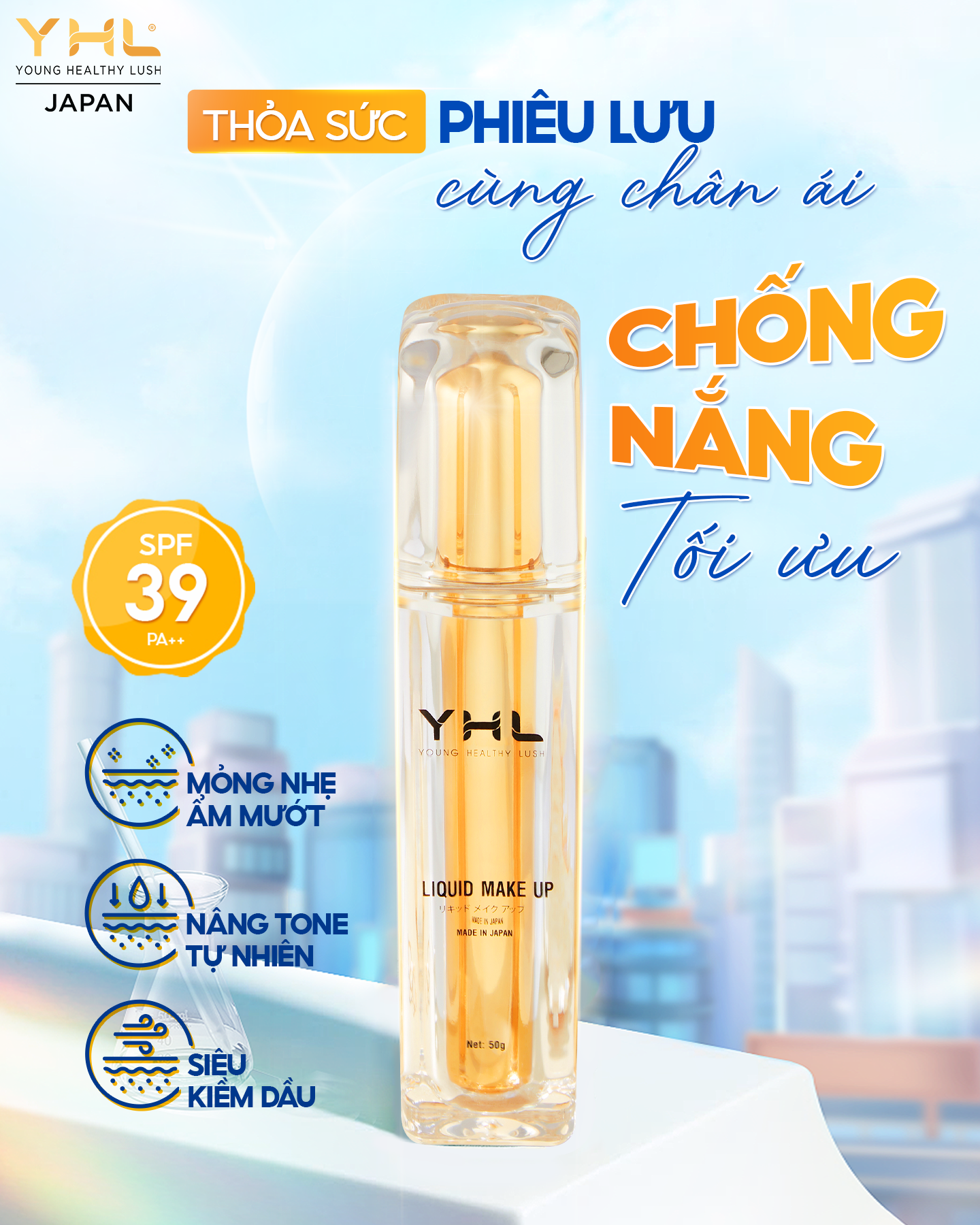 Combo chống nắng và giữ ẩm YHL