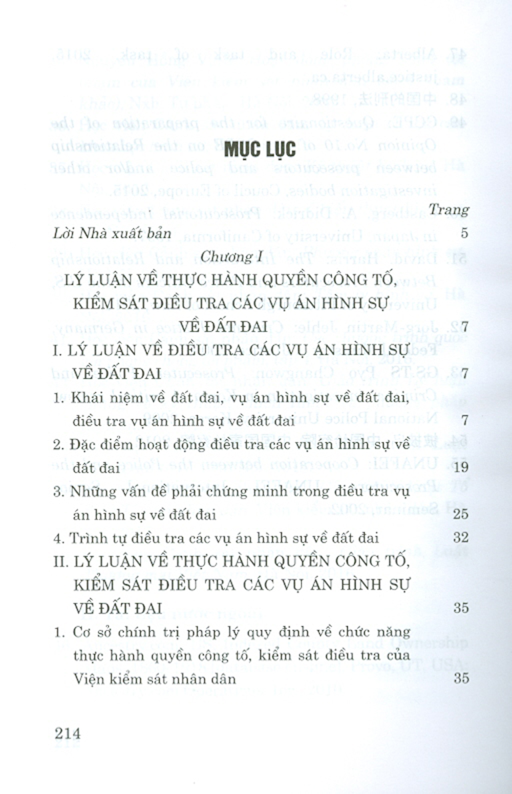 Thực Hành Quyền Công Tố, Kiểm Sát Điều Tra Các Vụ Án Hình Sự Về Đất Đai (Sách Chuyên Khảo)