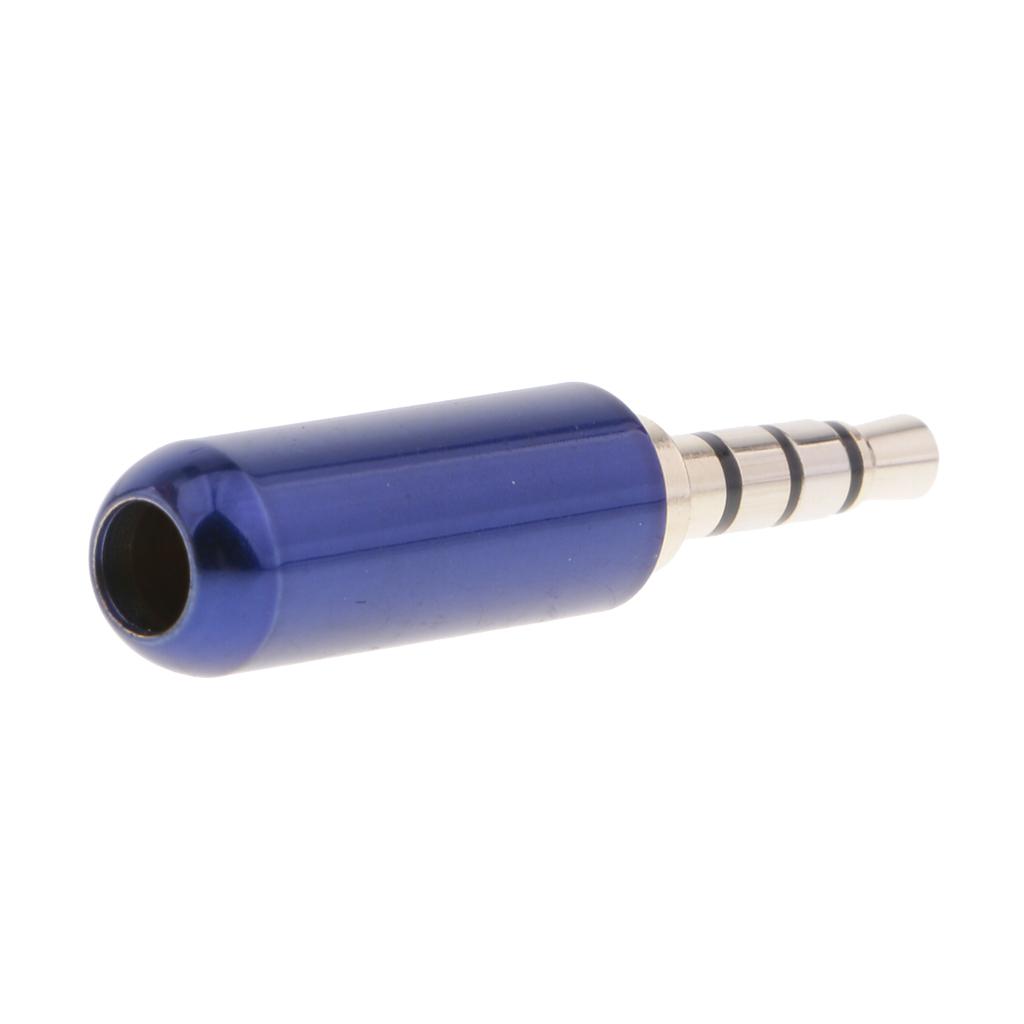 Stereo 3.5 Mm 4 Cực Tai Nghe Tự Làm Âm Thanh Jack Cắm Hàn Cổng Kết Nối 3 X