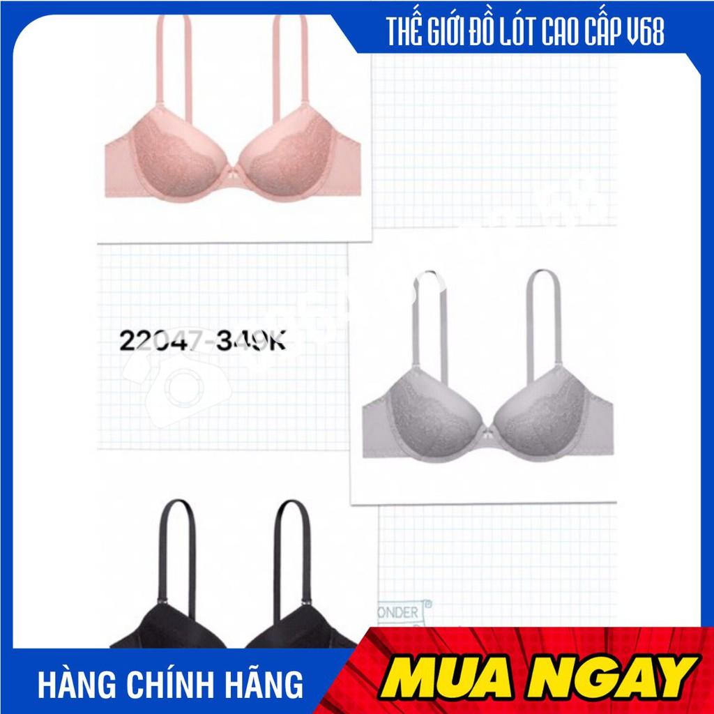 Áo lót nữ Marguerite 22047 có gọng, mút dày, họa tiết ren