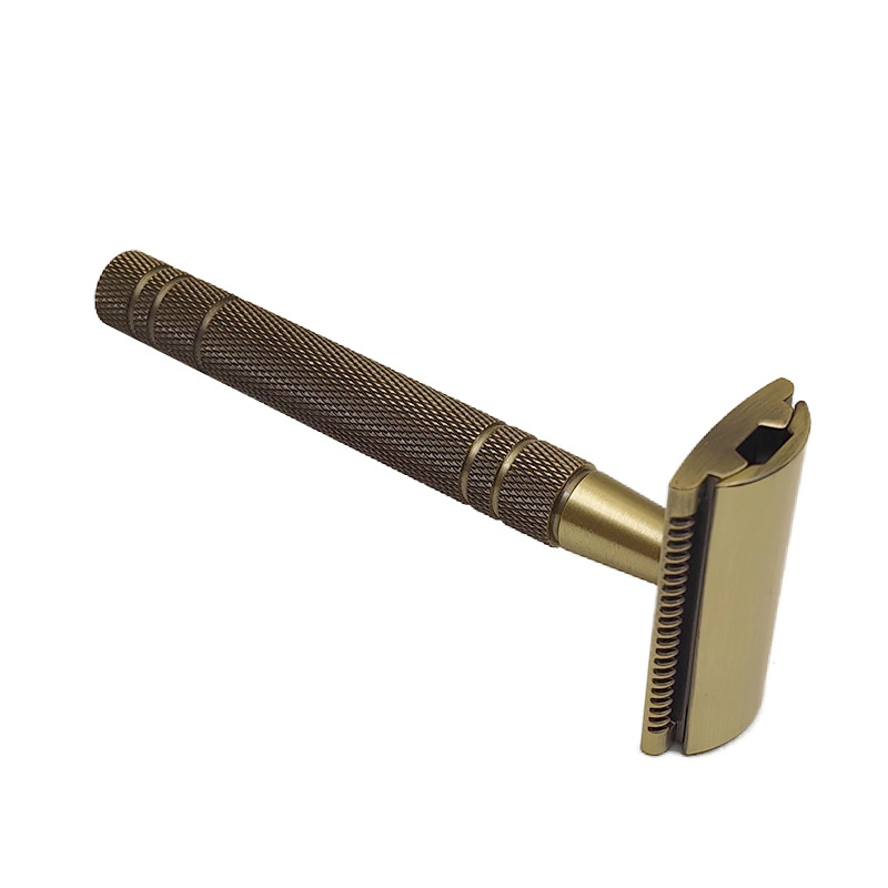 Dao Cạo Râu Cổ Điển Ming Shi KF001 – Tay Cầm Kim Loại, Phiên Bản Luxury