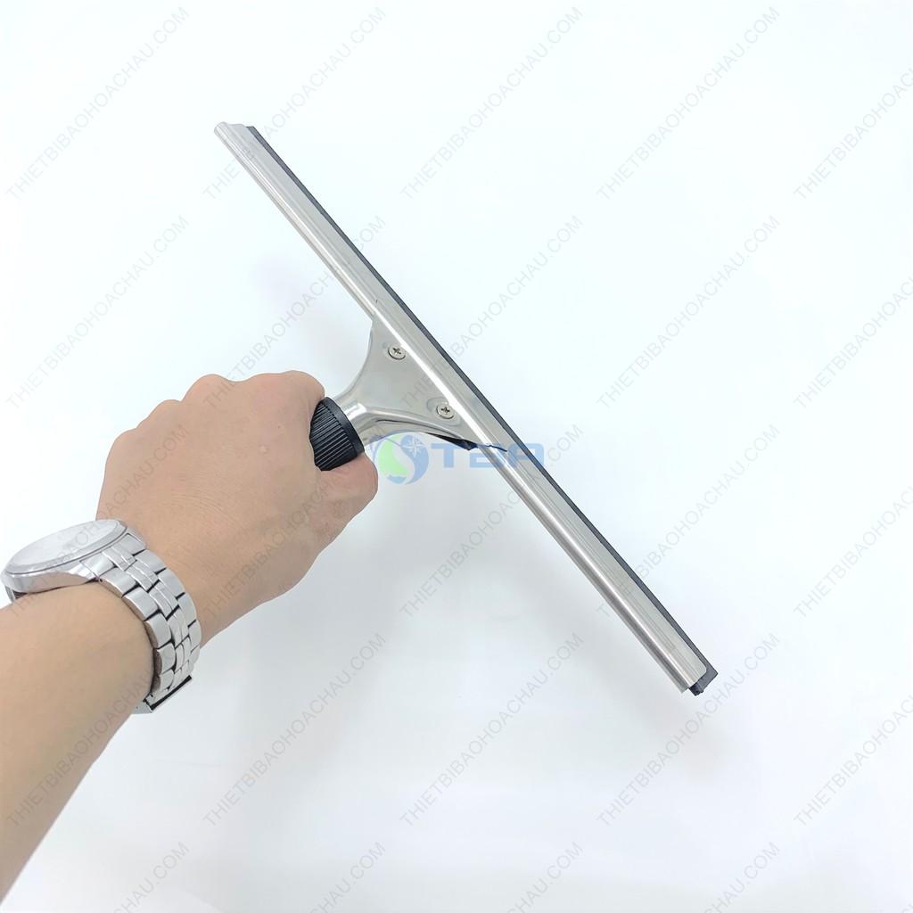 Tay gạt nước KÍNH đầu inox lưỡi cao su thay thế