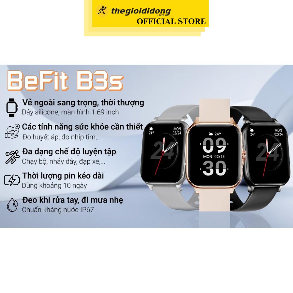 Đồng hồ thông minh BeFit B3s 44mm - Hàng Chính Hãng