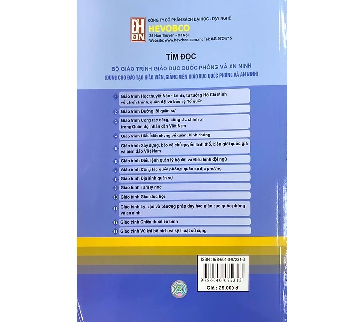 Giáo trình địa hình quân sự (Dùng cho đào tạo giảng viên, giảng viên giáo dục quốc phòng và an ninh)