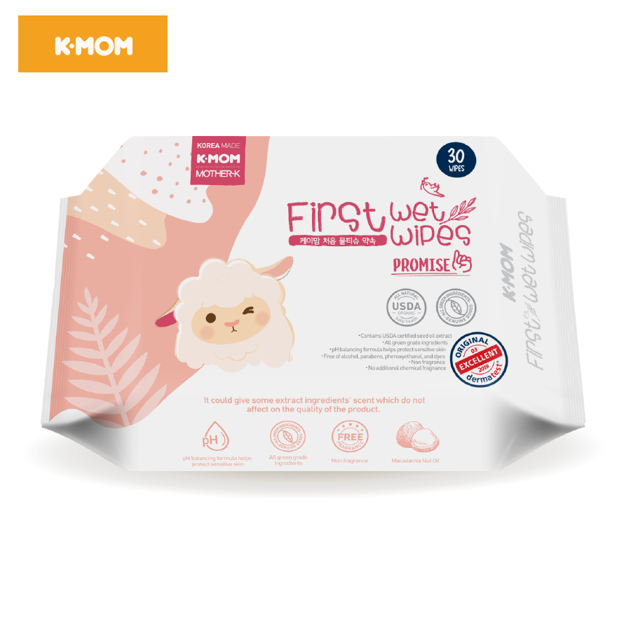 Khăn ướt cao cấp K-Mom Hàn Quốc
