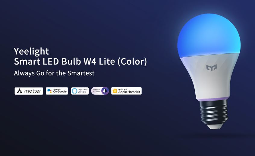 Bóng đèn Led thông minh Yeelight Bulb W4 Lite 9W - RGB 16 triệu màu - Hỗ trợ Apple Homekit, Razer Chroma