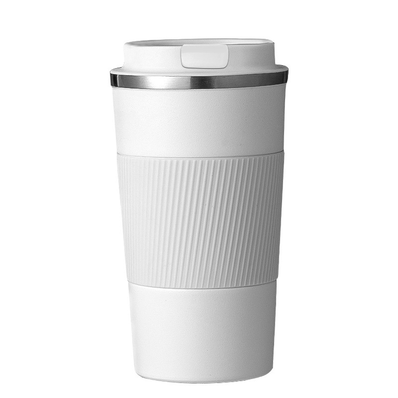 Cốc Giữ Nhiệt Inox 304 Dung Tích Lớn 510ml Tay Cầm Silicon