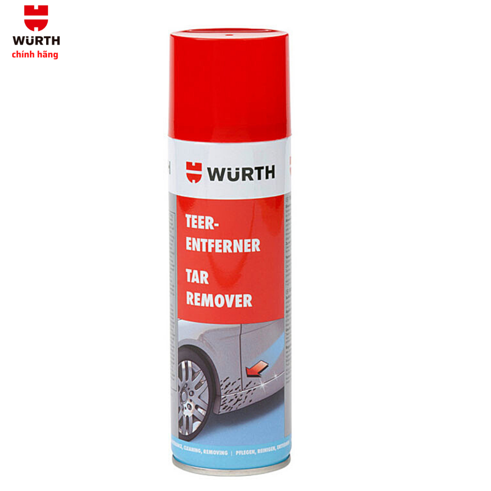 Tẩy nhựa đường, keo, vết ố xe ô tô- Wurth Tar Remove 300ml