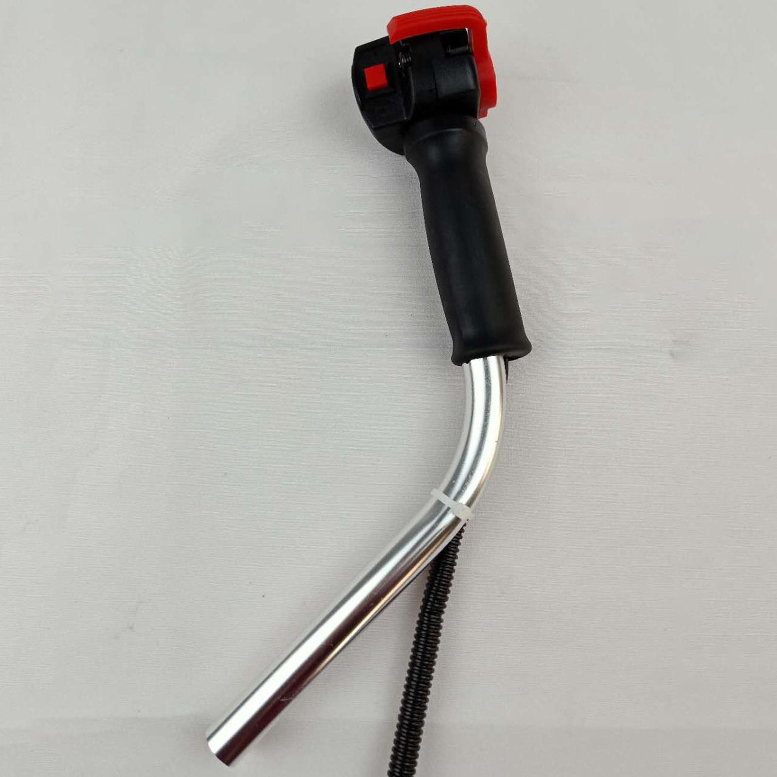 String Trimmer Handle Switch Throttle Cable Attachments Convenient Assemble Durable Aluminium Tube Handheld for Brush Cutter
