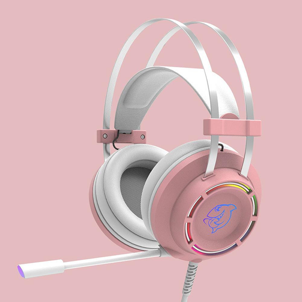 CHANNEL Tai Nghe Gaming Chụp Tai Có Dây Usb 7.1 Kèm Mic Chất Lượng Cao
