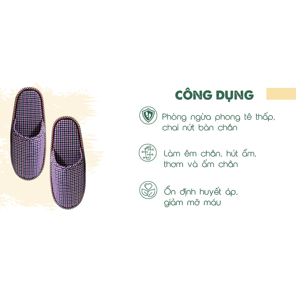 Dép đi trong nhà giá sỉ Hương Quế có tác dụng tốt cho người bị bệnh tiểu đường, bệnh phong tê thấp và phụ nữ sau khi sinh