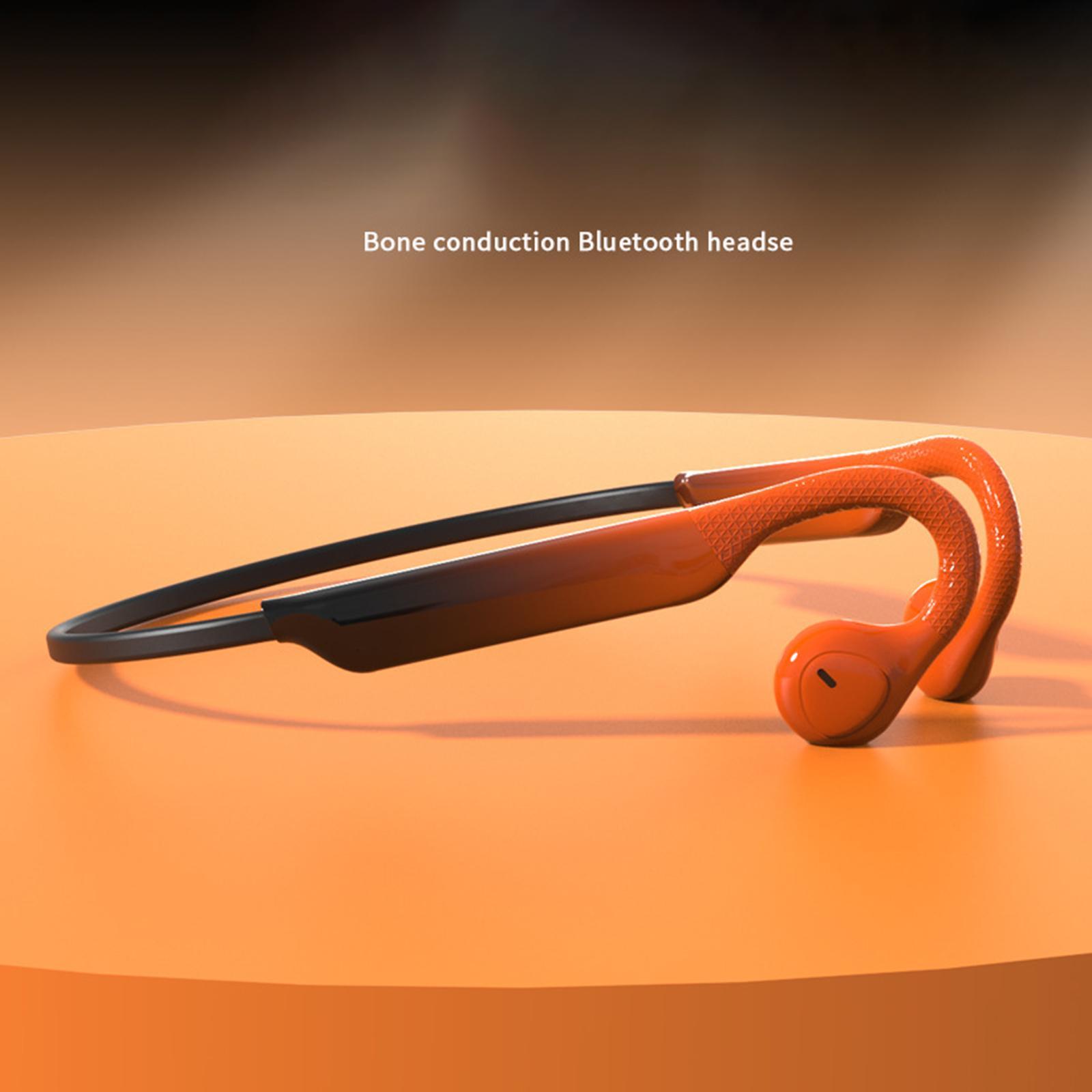 Bluetooth 5.0 Air Conduction Headset, 9D Surround Sound Sport Earphone for Travel Outdoor Sports