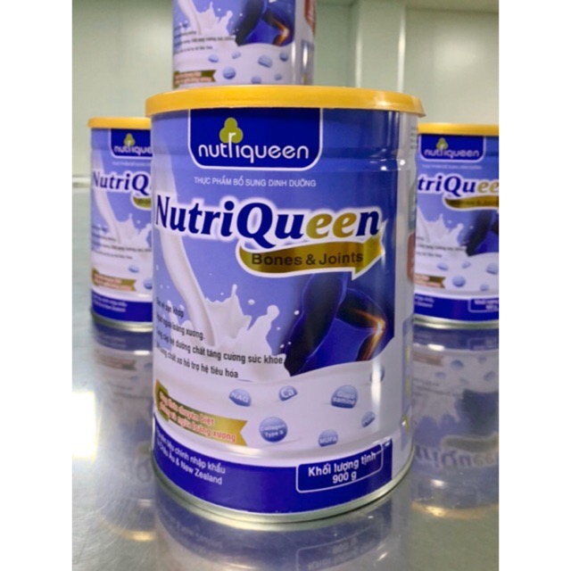 Sữa Bột xương khớp NUTRIQUEEN BONES & JOINTS (Nguyên Liệu Nhập Khẩu Từ Châu Âu và New Zealand ) Lon 900g