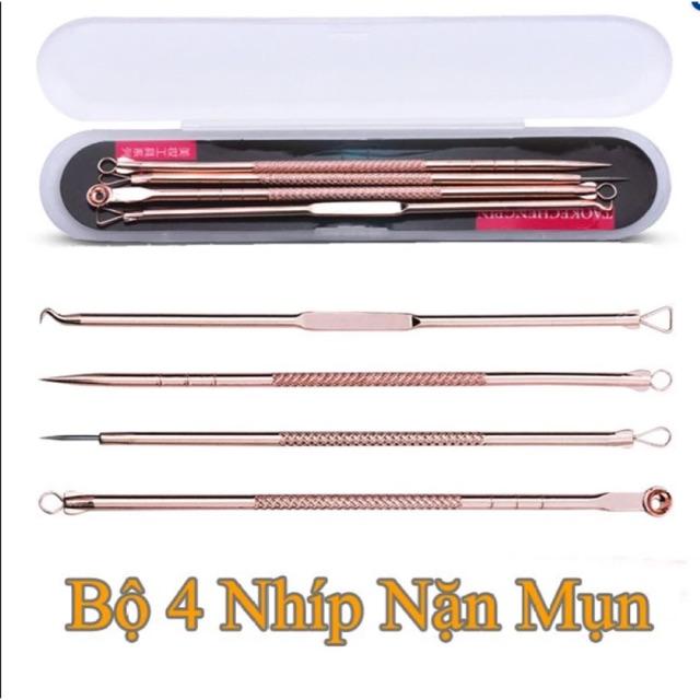 Bộ 4 dụng cụ nặn mụn