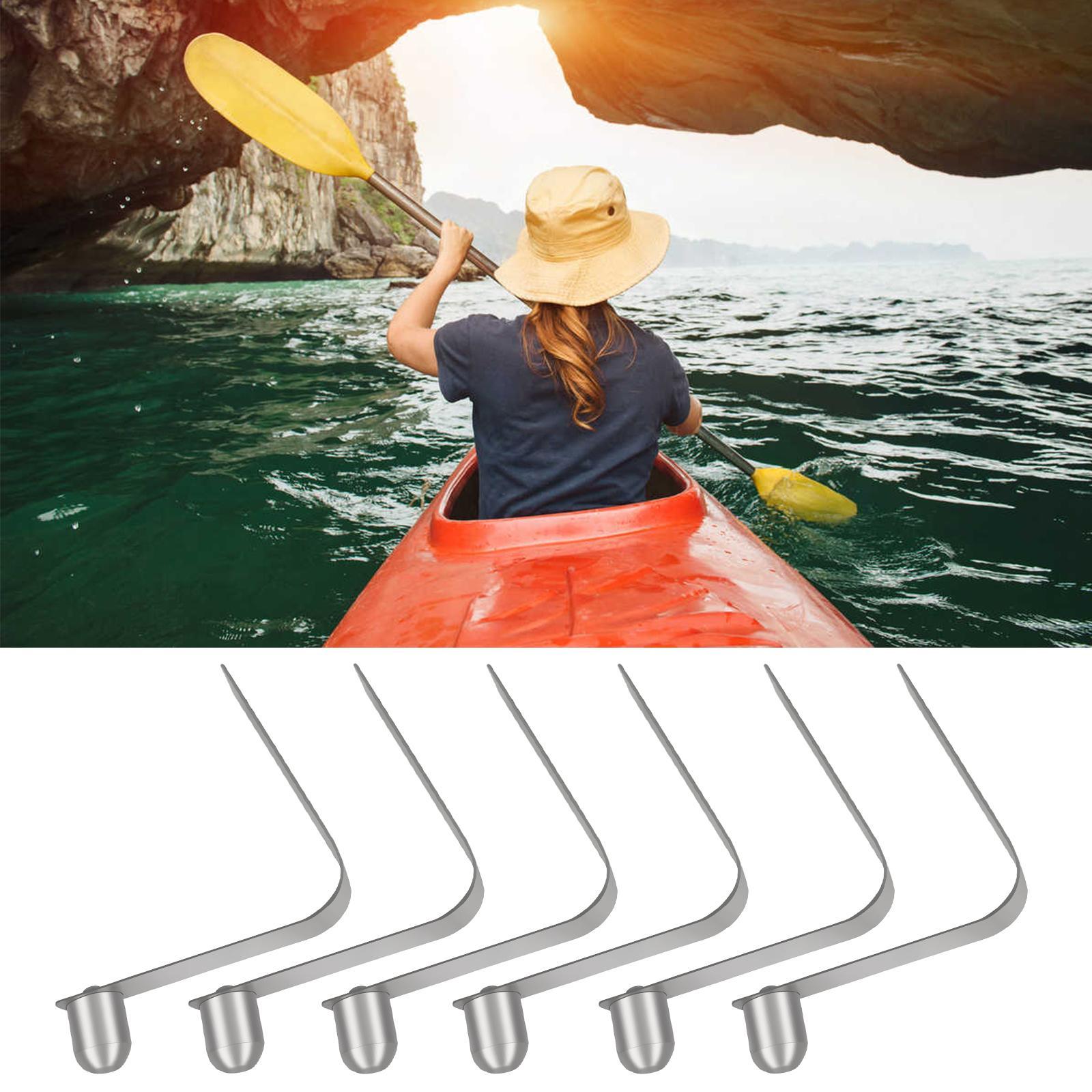 6pcs 8mm Stainless Steel Tent Snap Button Clips