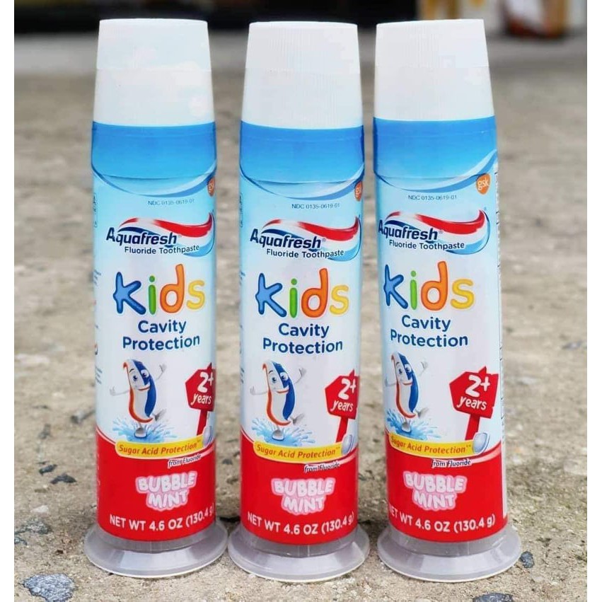 Kem Đánh Răng Trẻ Em Aquafresh Kids Cavity Protection 130.4g