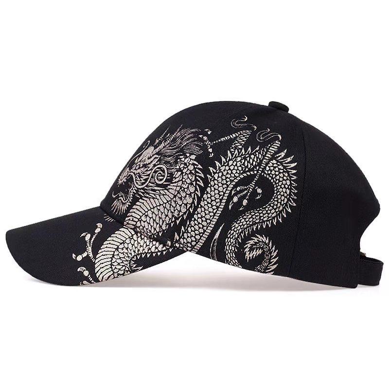 Mới Mũ Lưỡi Trai Thêu Hình Rồng Phượng Hoàng Phong Cách Hiphop