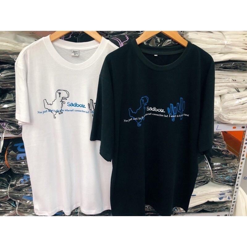 Áo thun tay lỡ Sadboiz Saddino form rộng unisex phong cách Ulzzang