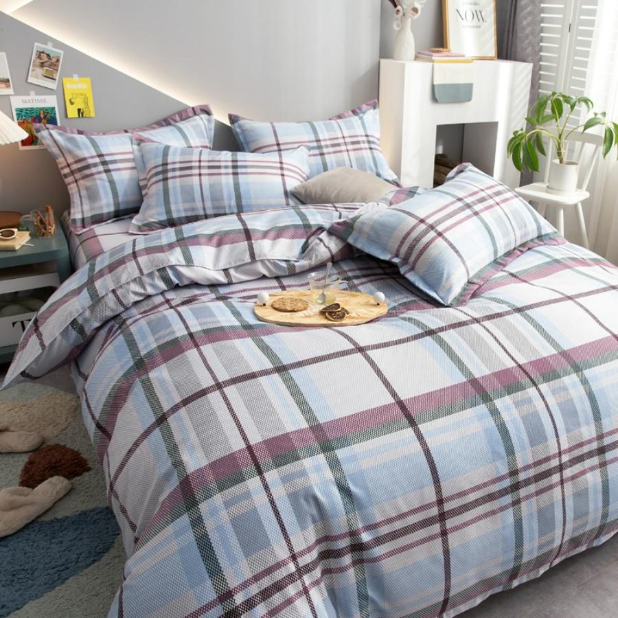 Set Chăn Ga Gối 4 Món Cotton Siêu Mềm Mịn CHIPBED040