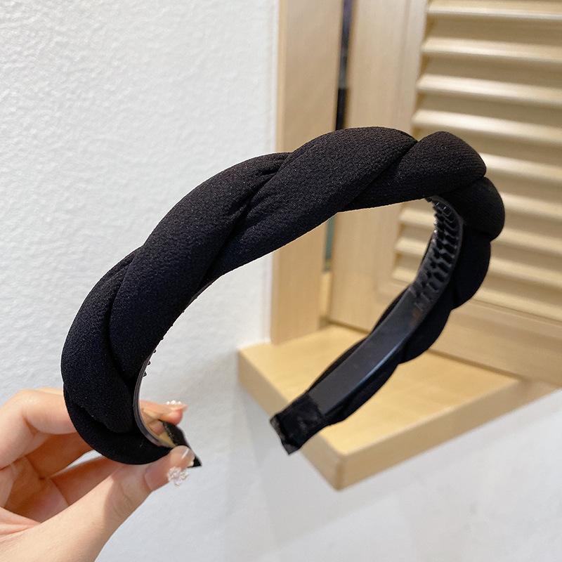 Cài tóc đen bản to nhiều mẫu sang chảnh