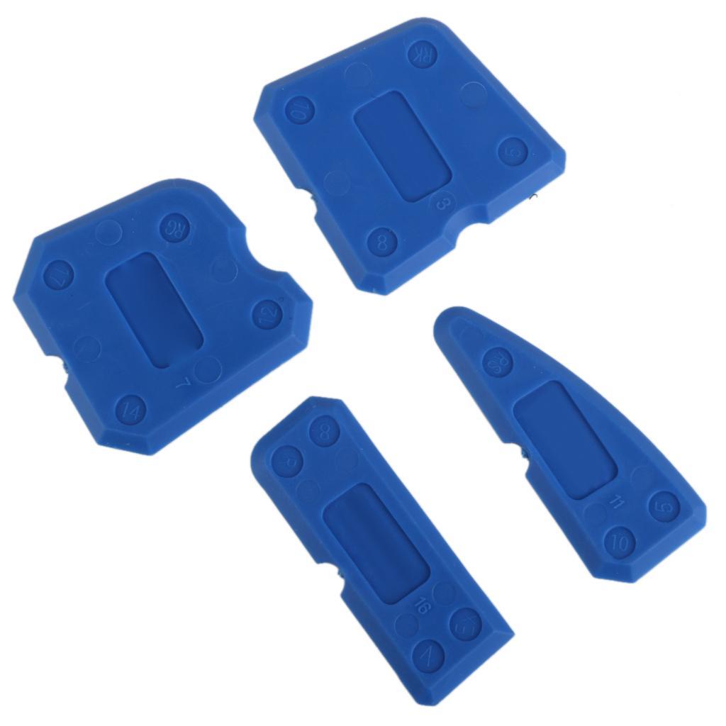 Caulking Tool Joint Sealant Silicone Grout Remover Scraper + Smoother