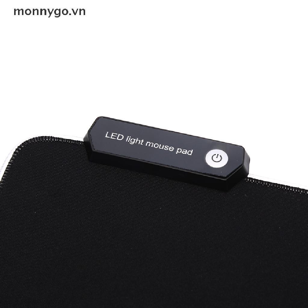 Thảm lót chuột chơi game có đèn LED RGB nhiều màu cho PC Laptop