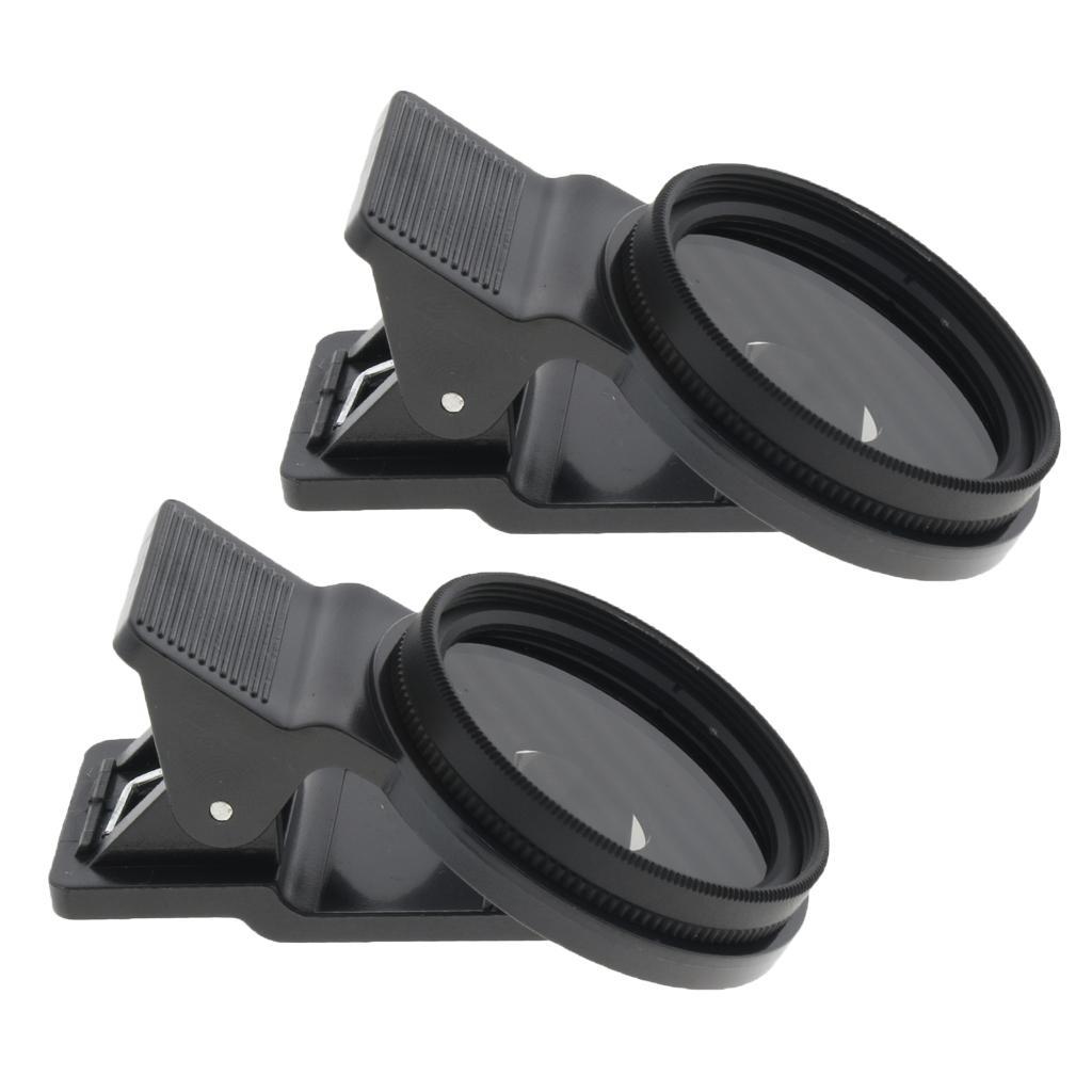 2 Pieces 37mm CPL Lens Circular Polarizer Camera Lens Filter for Phone Lens