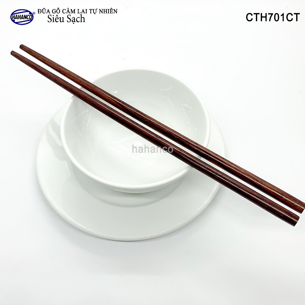 Đũa tròn gỗ Cẩm Lai Siêu sạch CTH701CT - gỗ tự nhiên vân đẹp ️- An toàn khi sử dụng