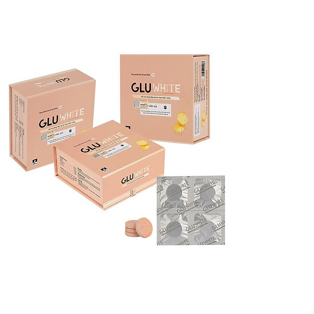 Liệu Trình 3 Hộp Viên Sủi Gluwhite Hỗ Trợ Làm Đẹp Da Mờ Nám