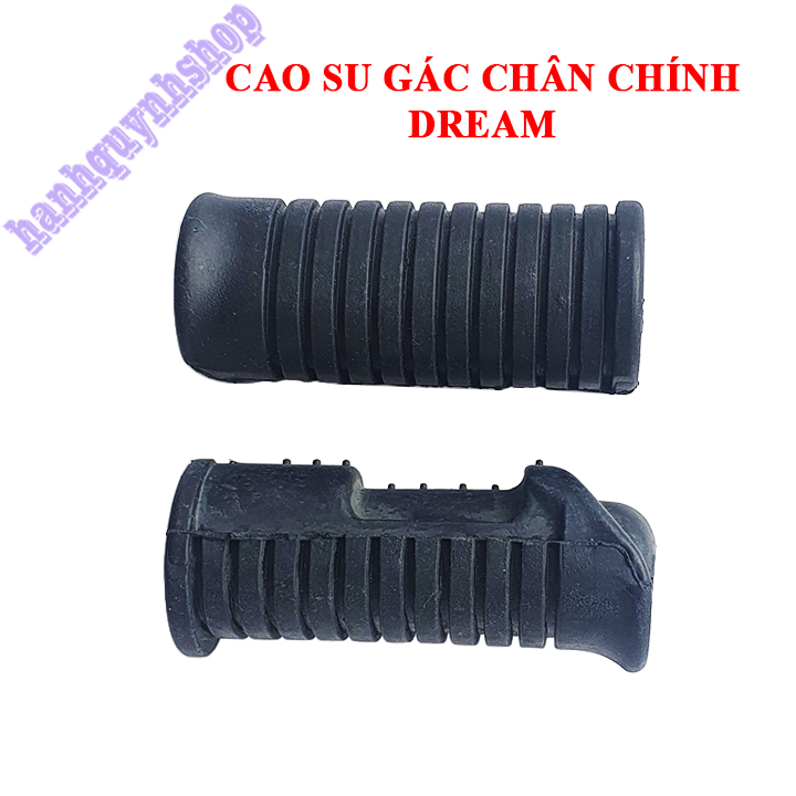 Bộ 2 cao su gác chân chính cho Dream loại đẹp màu đen