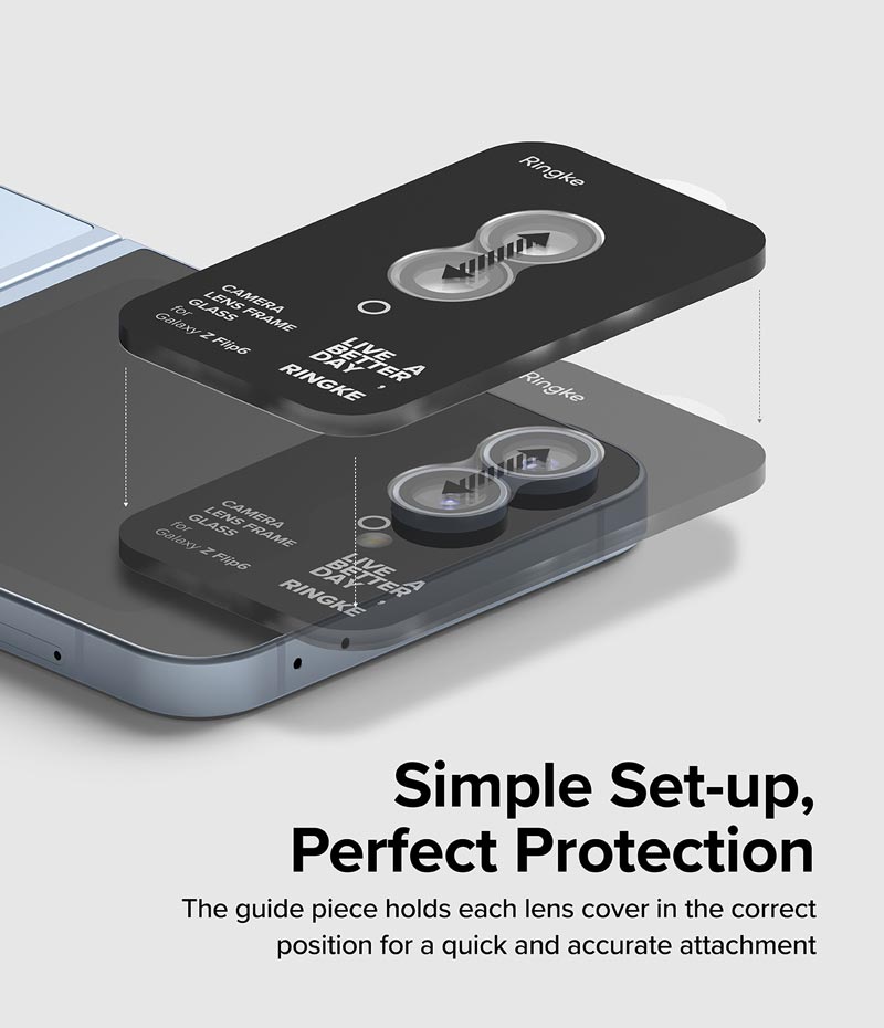 Dán camera dành cho Samsung Galaxy Z Flip 6 RINGKE Lens Frame Glass - Hàng Chính Hãng