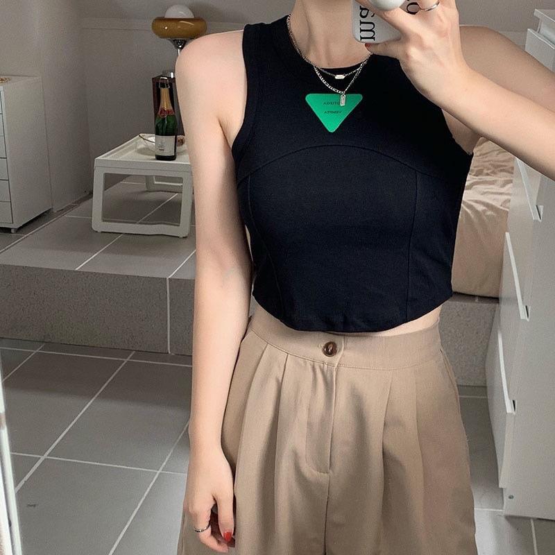 Áo ba lỗ croptop nữ áo bra kèm mút kiểu dáng năng động cực đẹp