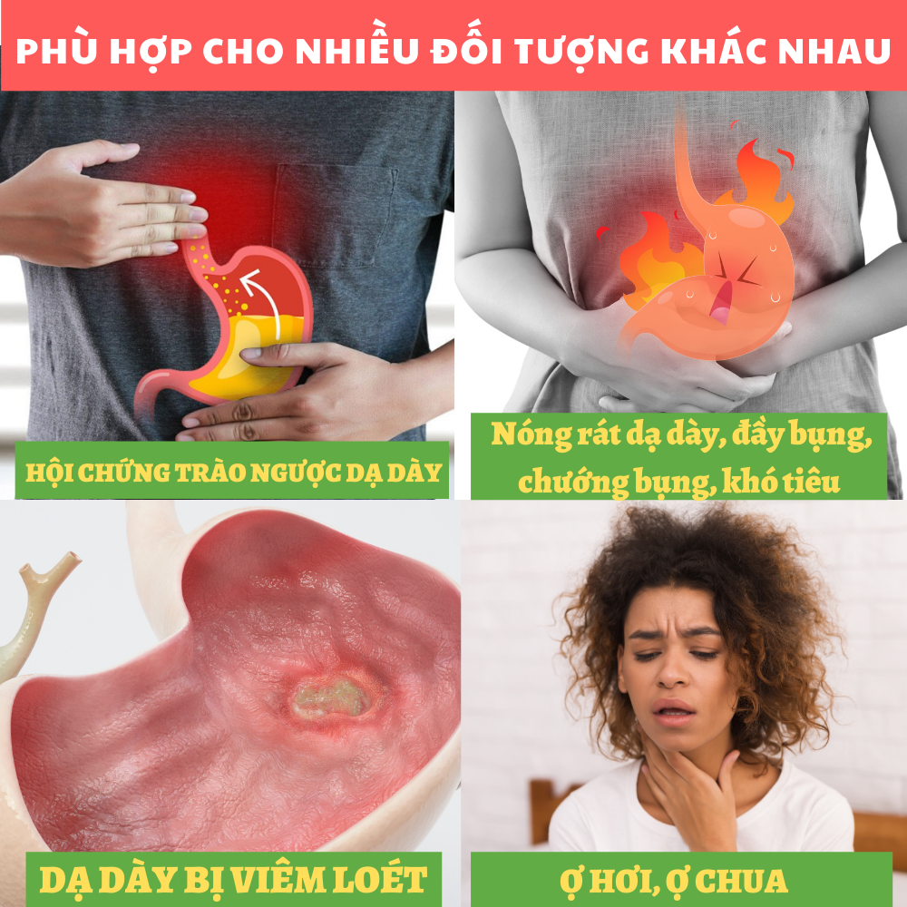 Gói uống Dạ Dày TD - Hỗ trợ giảm các triệu chứng của viêm loét dạ dày, hội chứng trào ngược thực quản dạ dày (Gói 20/hộp)