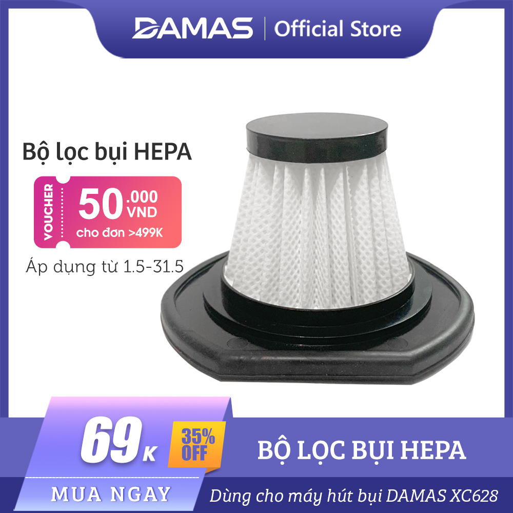 Bộ Lọc Hepa Cho Máy Hút Bụi DAMAS XC628 - Hàng chính hãng