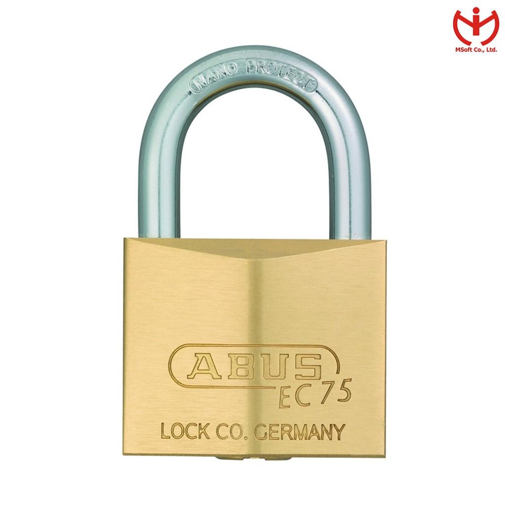 Ổ khóa ABUS 75/50 thân đồng rộng 50mm 4 chìa vi tính - MSOFT