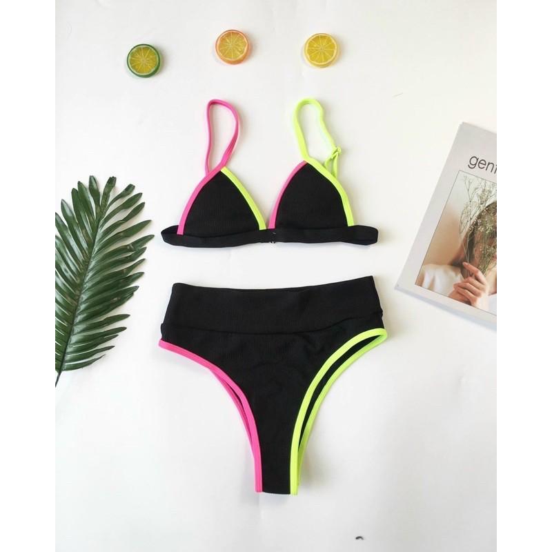 Bikini 2 mảnh cạp cao khoét mông sexy kèm ảnh thật