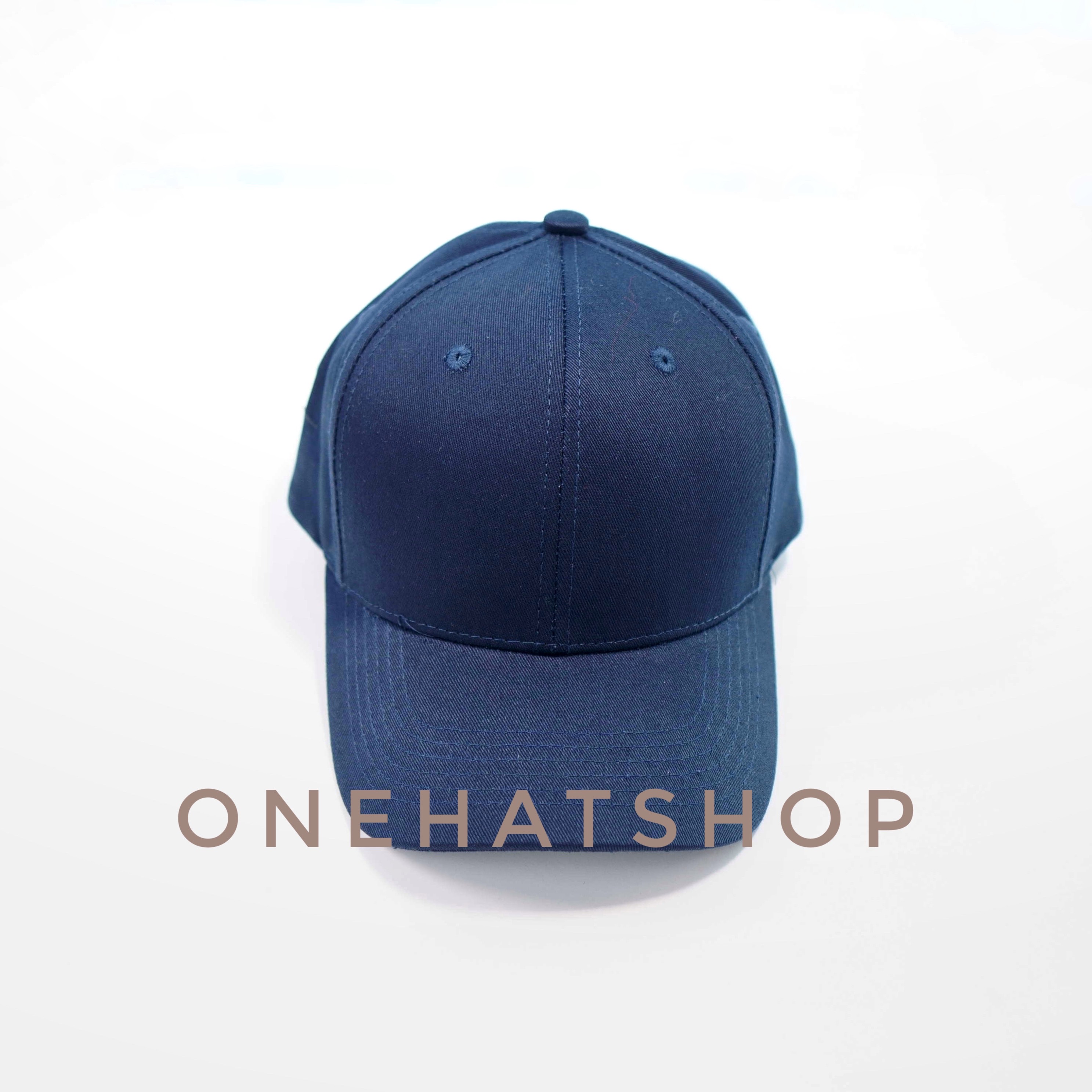 Nón kết trơn đẹp vải xanh Navy fom nón Baseball/Ball cap Brand One Hat