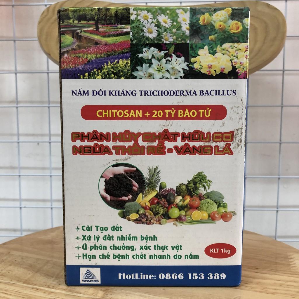 Nấm đối kháng Trichoderma bacillus 1kg