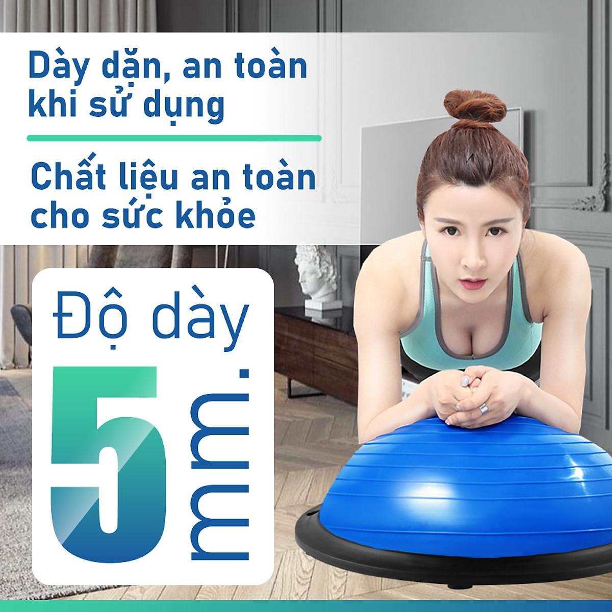 BG Bóng tập thăng bằngYOGA/GYM BALANCE BALL 46cm và 58cmx20 cao cấp (hàng nhập khẩu)